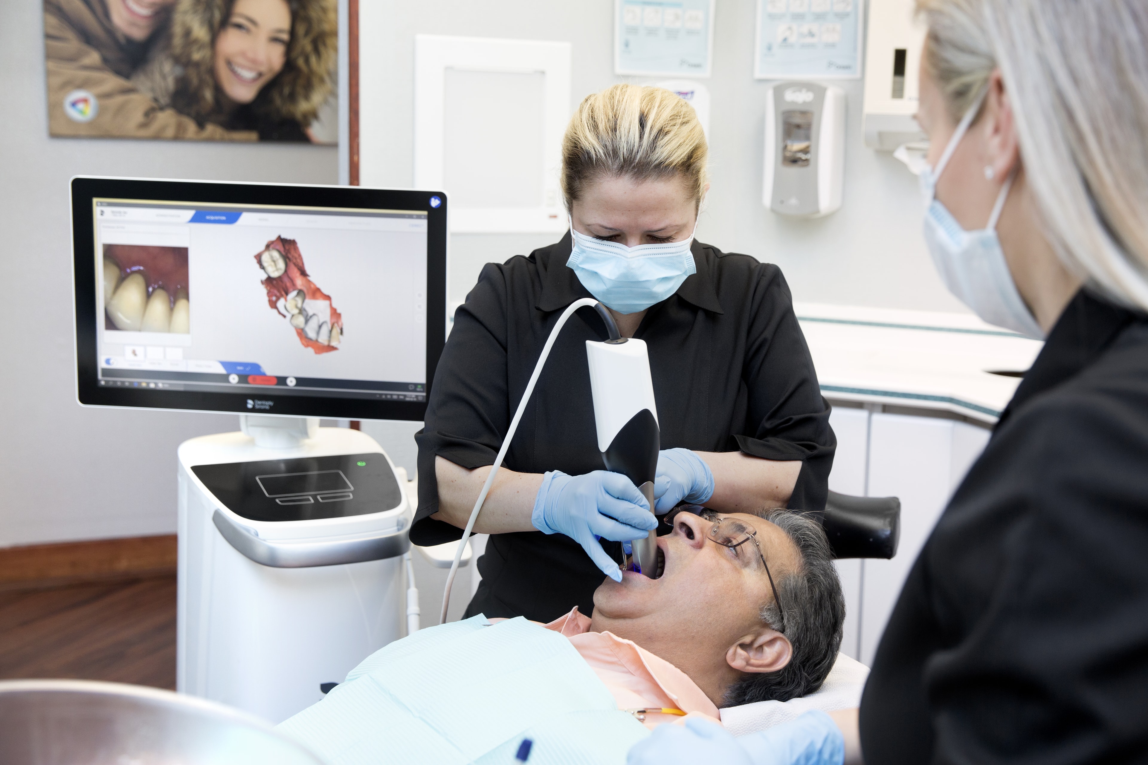 Our dental team at work