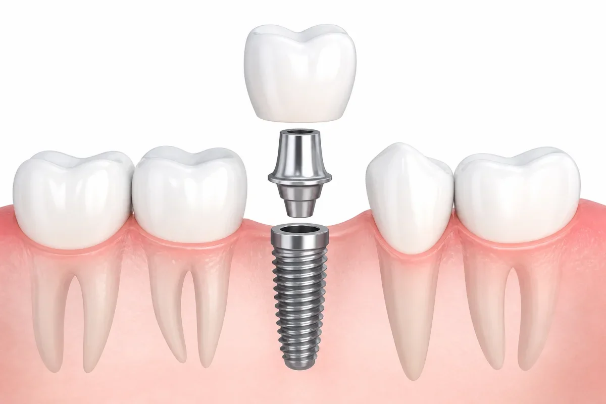 Dental implant procedure at Vitality Health