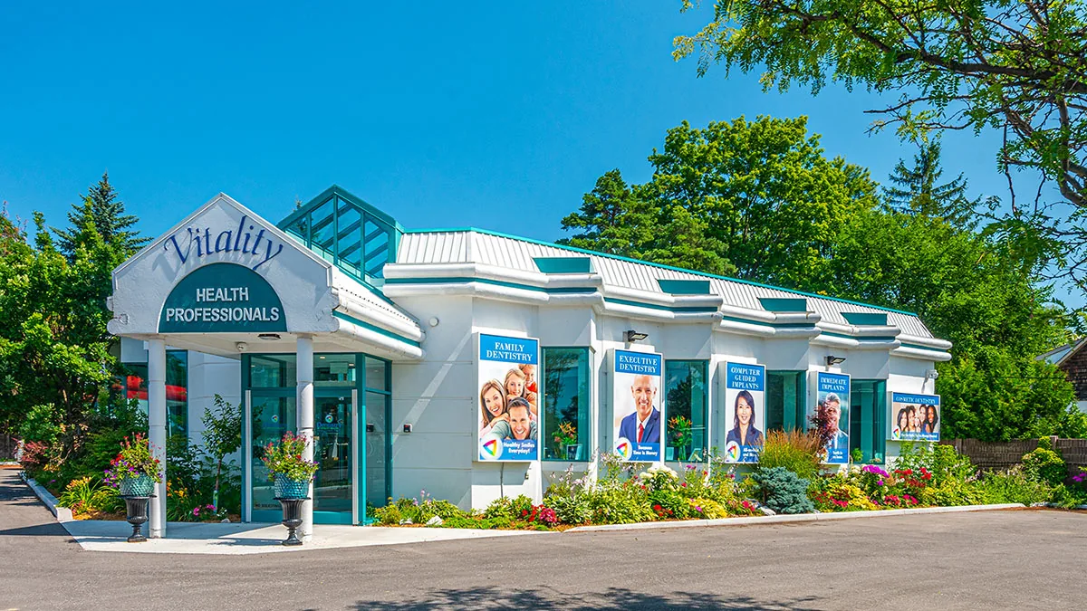 Dentistry at Vitality Health — clinic exterior in Markham